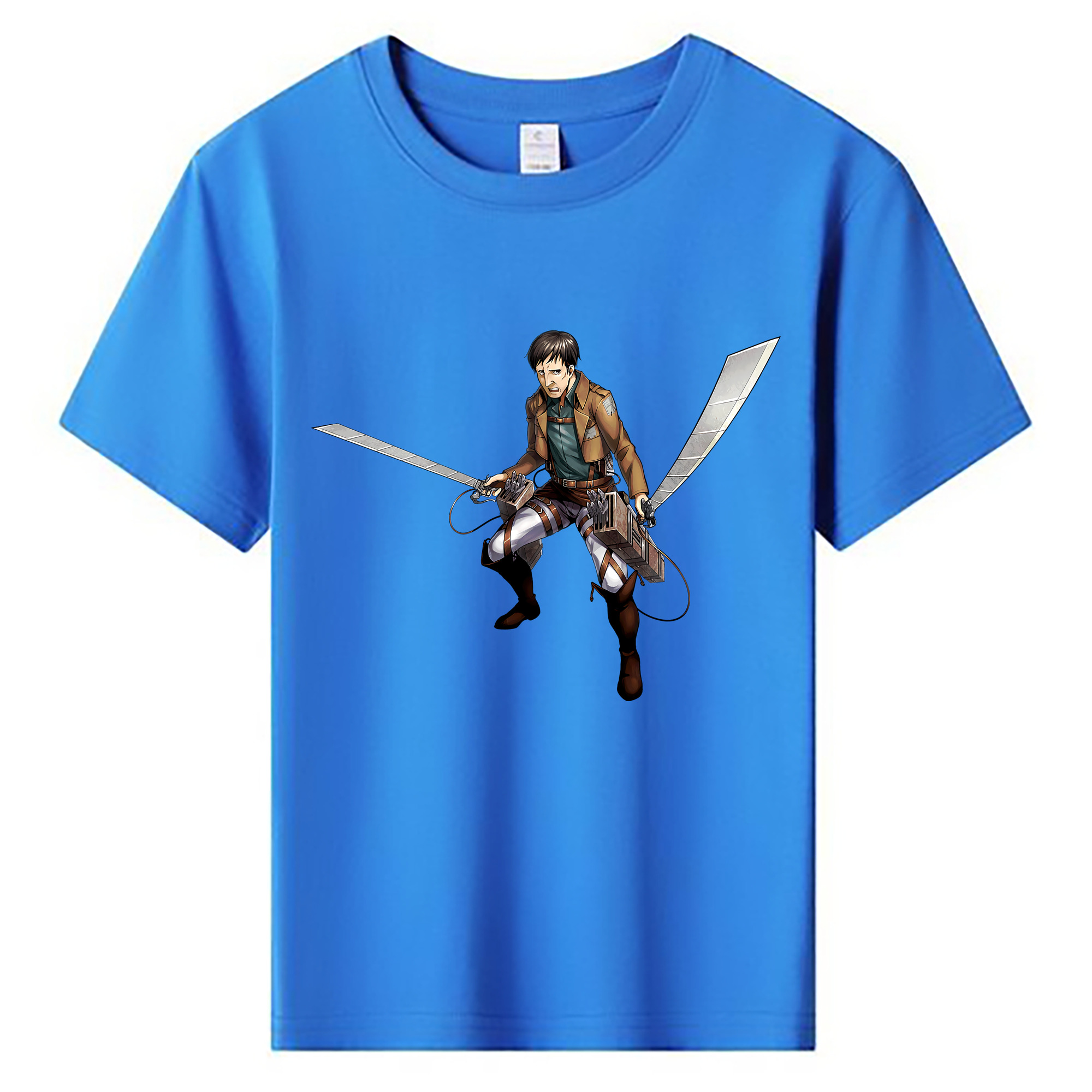 （画像用） 進撃の巨人 Attack on Titan 綿100％キッズTシャツ（フロントプリント）